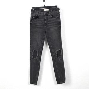 Free People Distressed Skinny Jean Size W27R